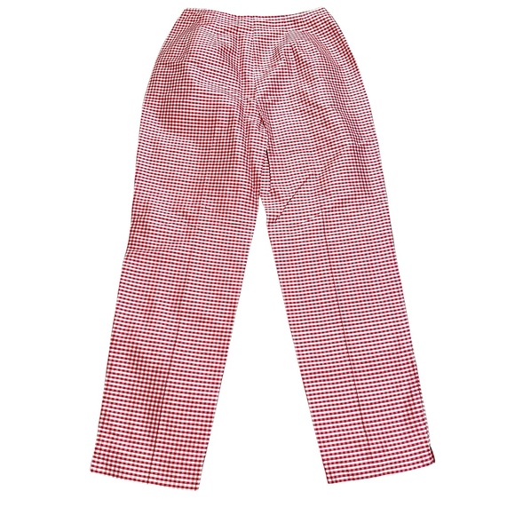 LOFT Pants - NWT deadstock Y2K loft silk red gingham pants ITEM IS NO LONGER AVAILABLE